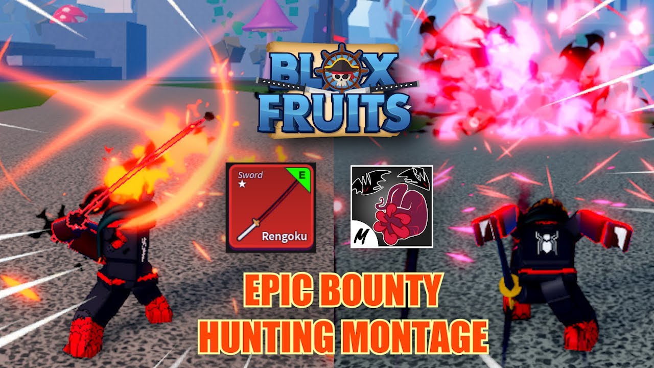 NEW Rengoku + Sanguine Art is OP! (Update 20 Blox Fruits Bounty Hunting) 