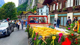 В Лаутербруннен Приезжает Сыр Лета 🧀 Это Швейцария! 🇨🇭