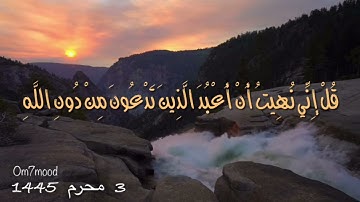 وكذلك نفصل الآيات ولتستبين سبيل المجرمين(٥٥) قل إني نهيت أن أعبد الذين تدعون من دون الله ……(٥٦) }