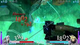 Dissidia Final Fantasy [PLAYER] Sephiroth (Lv. 100) vs [COMP] Cloud (Lv. 100)