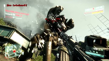 Crysis 3 Beta MP Taking Down the Pinger... (Crysis 3 Giant Robot)