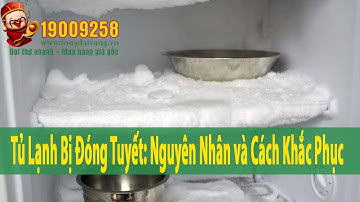 Tủ lạnh bị đóng tuyết: Nguyên nhân và Cách khắc phục | Tổng Đài Vàng 19009258