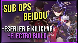 Sub DPS BEIDOU Rehberi | Kılıçlar & Eserler & Takımlar | Genshin Impact Türkçe