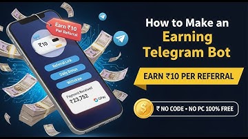 How to Make an Earning Telegram Bot | Using Ai | No Coding Needed