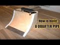 HOW TO BUILD A FINGERBOARD QUARTER PIPE (Tutorial)