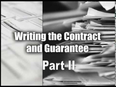 Writing Radon Contract and Guarantee - Part 2 of 4
