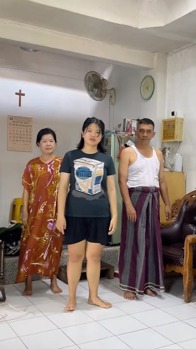 Pemanasan memulai hari 🤣 #dance #chainsaw #family #dancetrend #keluargavictory