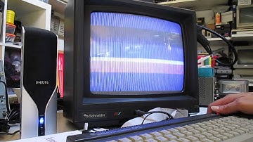 Amstrad (Schneider) CPC 6128 + CTM 644 - Still Rising from Vanity