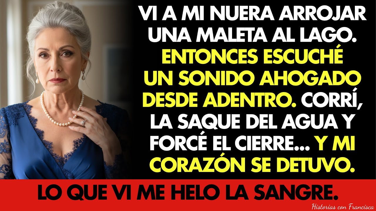 Vi a mi nuera lanzar un maletín al lago… Lo que había dentro era impensable.