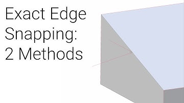 Alibre | 2 Methods to Attach a Sketch to an Edge