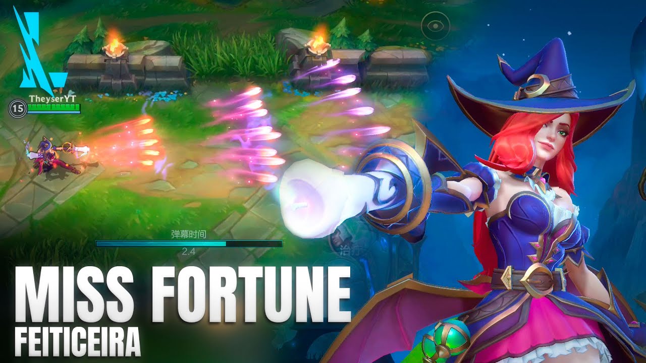 MISS FORTUNE FEITICEIRA WILD RIFT, PRÉVIA DA SKIN - YouTube