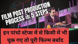 Post Production Process In Film Movie Post Production Steps