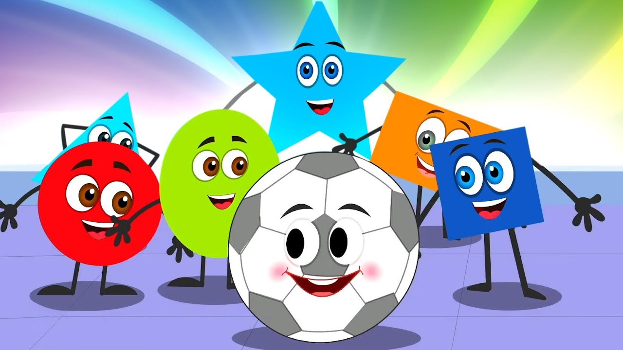 Shapes Song 2 Roly Poly Shapes Song + More Learning Videos And Little Red Car Nursery Rhymes ...