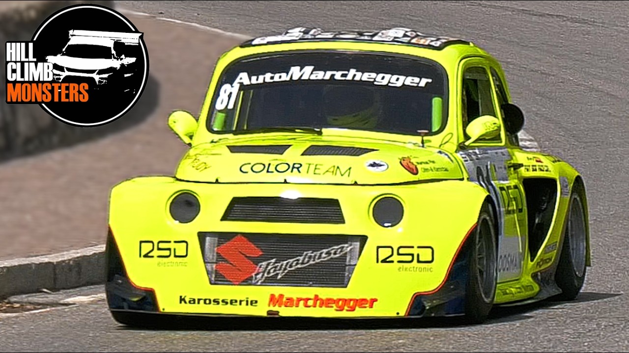 10.500RPM FIAT 500 Hayabusa 4x4 || 250Hp/600Kg Monster ONBOARD