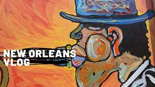 New Orleans Vlog 2021 | A Chill Weekend: Great Architecture, French Quarter, Eating Alligator, &amp; Art