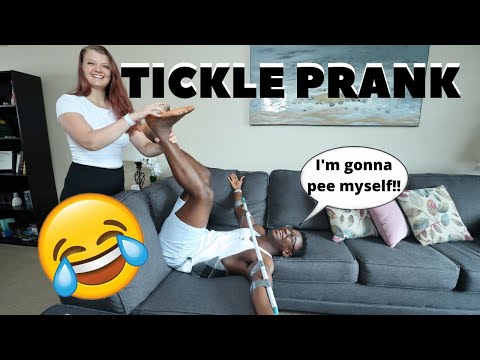 TICKLING MY BOYFRIEND UNTILL HE PEED HIM SELF - YouTube