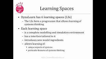 DynaLearn - Learning systems thinking incrementally