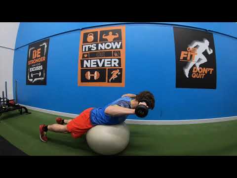Prone row to external rotation