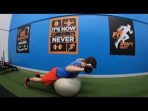 Prone row to external rotation