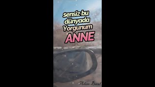 Sensiz bu dünyada Yorgunum Anne -  Adem Bacel Resimi