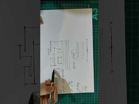 جلسه اول اسکیس معماری با زیکاز