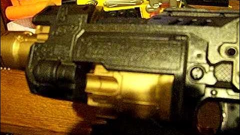 review) Nerf barricade and shot gun modified