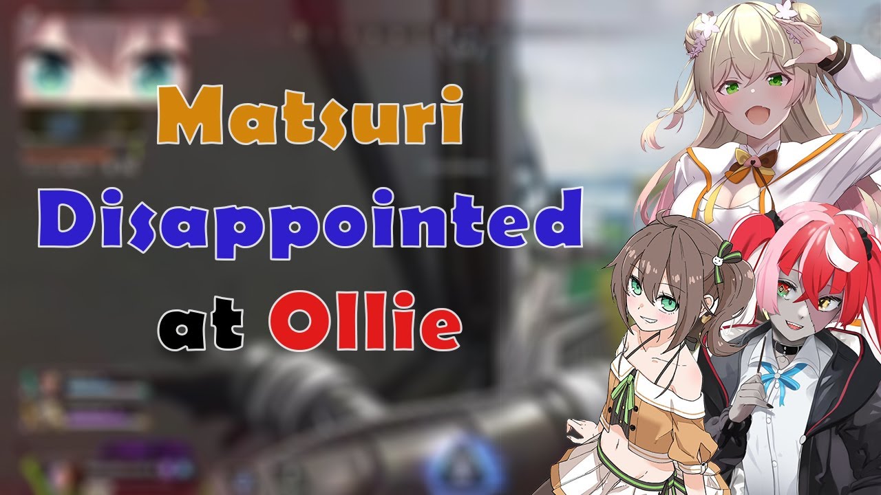 Matsuri got really disappointed at Ollie because of what she did.....(cheating)