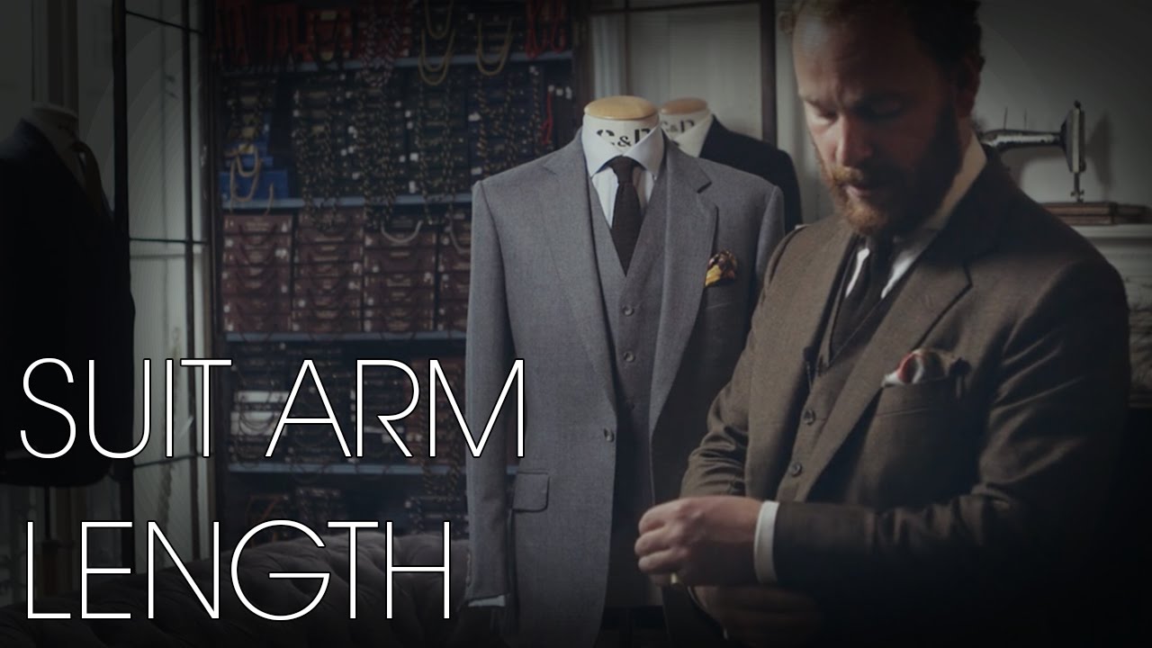 proper suit jacket arm length