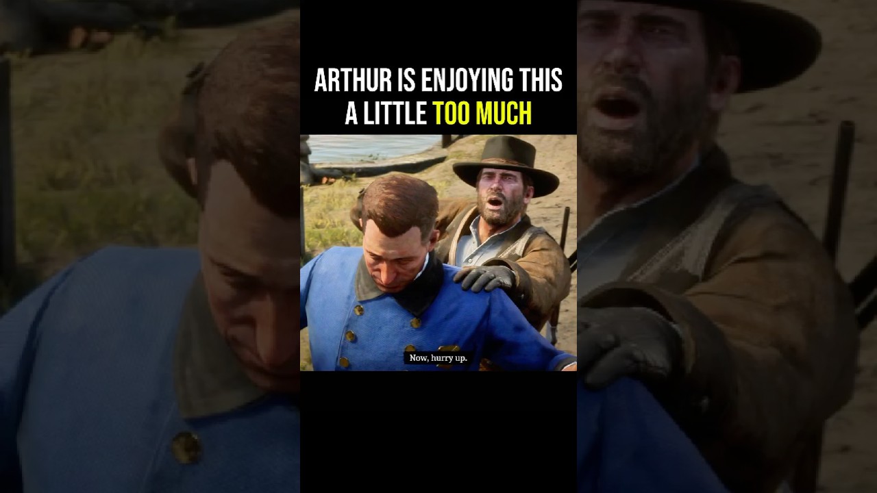 Arthur is enjoying this a little TOO MUCH
