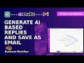 Make.com Scenario: Generate AI based Replies and Save as Email Drafts | AI Email Automation