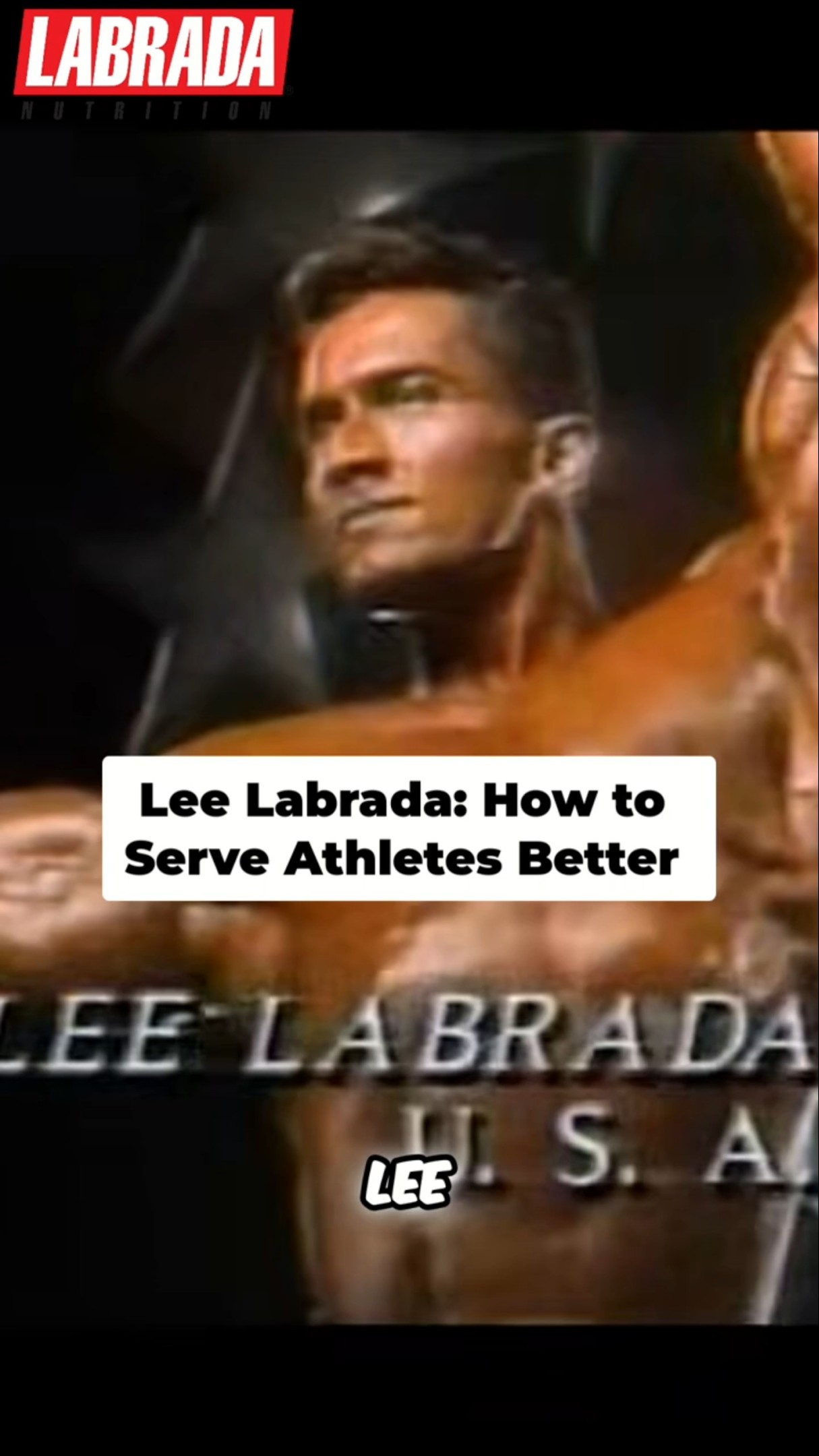 ボディビル リー・ラブラダ リー・ヘイニー バーデル・フォックス Labrada's NEW Sports Nutrition Line Athlete Focused! - YouTube