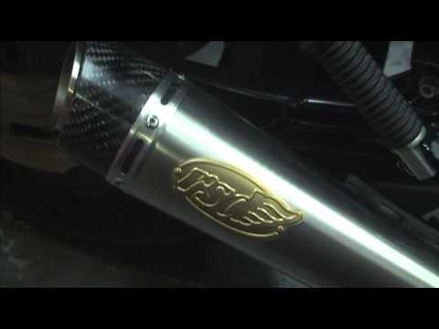 XL用RSD 2-INTO-1 SLANT MUFFLER - YouTube