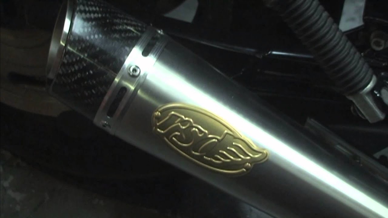 XL用RSD 2-INTO-1 SLANT MUFFLER - YouTube