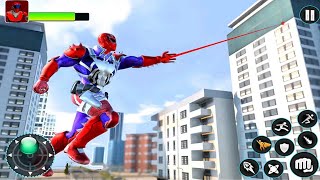 Flying Iron Robot War Hero - Superhero  City Rescue Game 2020 - Android Gameplay screenshot 4