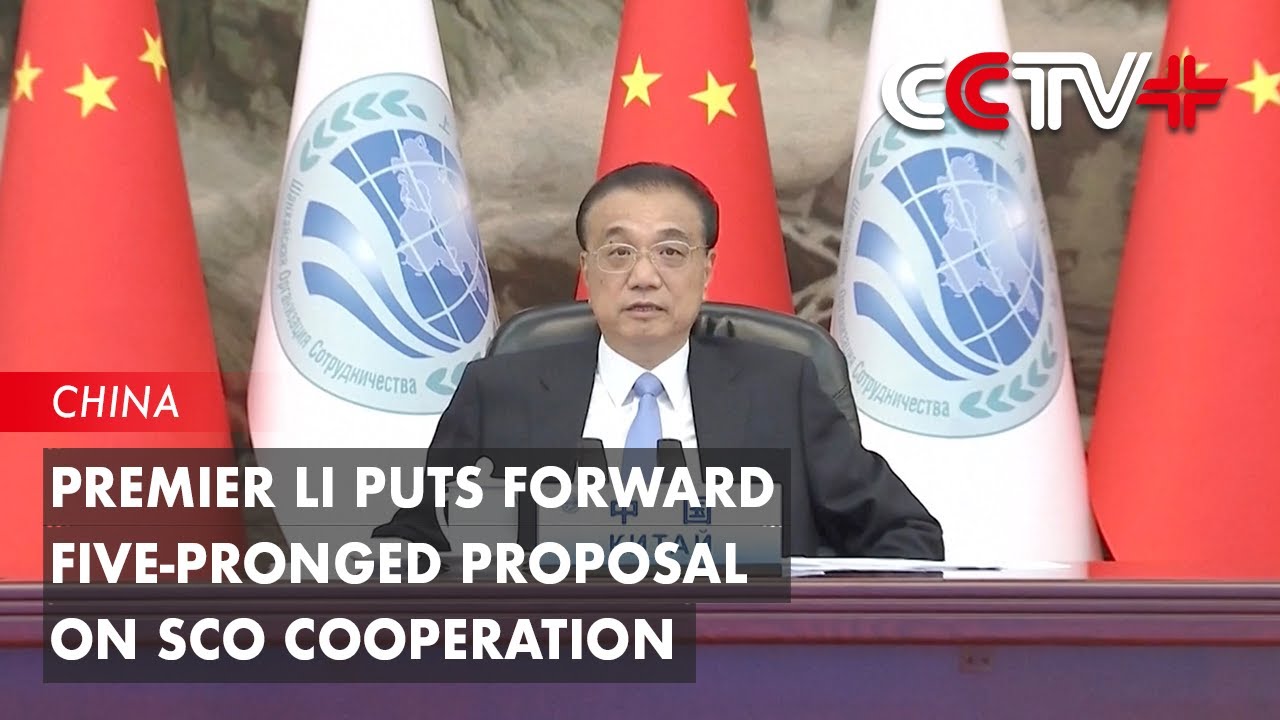Premier Li Puts Forward Five-Pronged Proposal on SCO Cooperation - YouTube