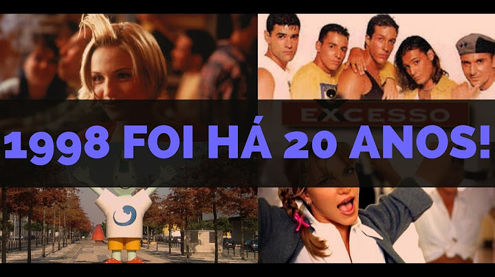 1998 FOI HÁ 20 ANOS! - QUERO LÁ SABER #24