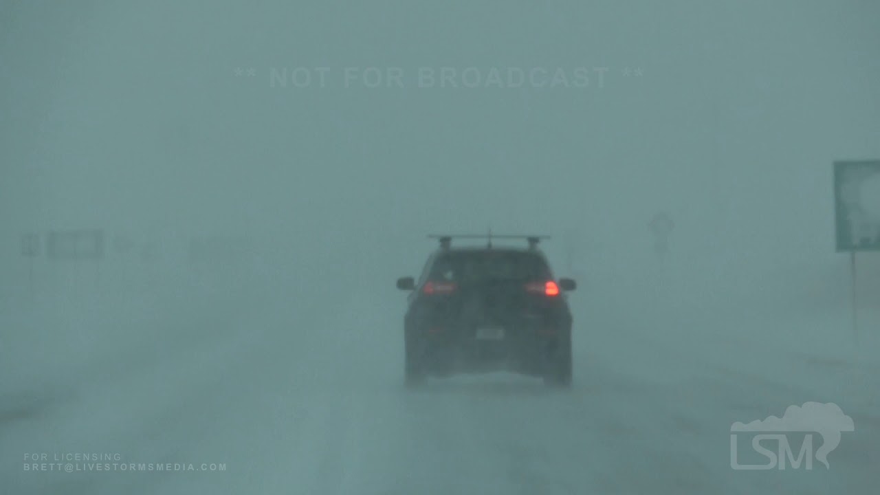 3192020, Bayard NE Blizzard/Whiteout Conditions YouTube