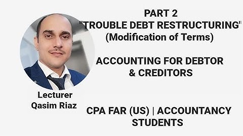 Troubled Debt Restructuring | Modification of Terms | Continuation of Debt with Restructuring