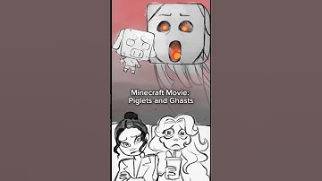 Seeing Piglets and Ghasts in the Minecraft movie: #minecraft