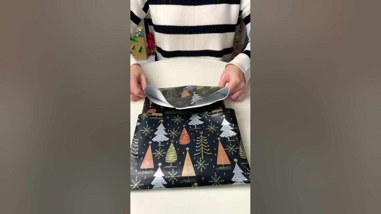 how-to-wrap-clothes-as-gift-easy-wrapping-hack-shorts-shortsvideo