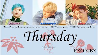 EXO-CBX - Thursday Color Coded Lyrics