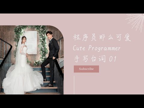 【程序员那么可爱 台词 01】“如果和怎样是两个毫无威胁的词” | Drama Cute Programmer Actor's Lines  | Asmr writing no talking
