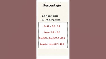 percentage formulas|How to calculate percentage %✨🔥