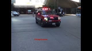 Chicago Fire Department Battalion 1 Responding