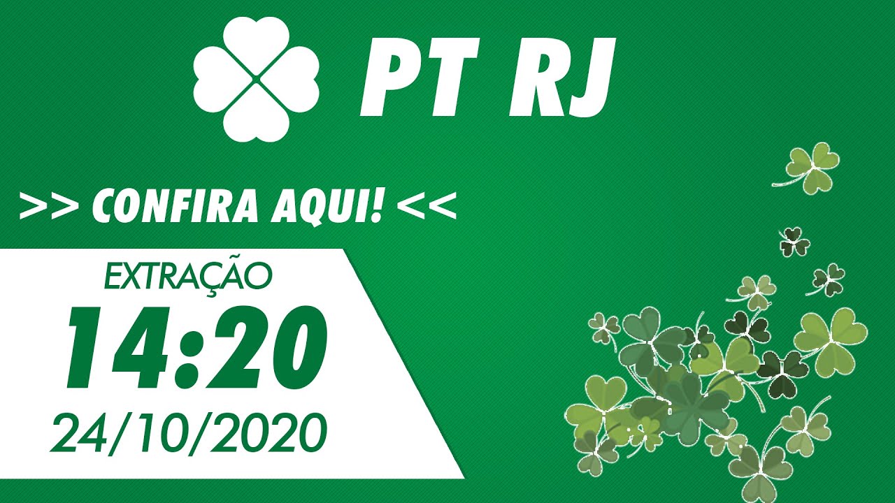 🍀 🍀 Resultado do Jogo do Bicho PT Rio 1420 Resultado da Rio 24/10/2020 YouTube 🍀 🍀 Resultado do Jogo do Bicho PT Rio 1420 Resultado da Rio 24/10/2020 YouTube