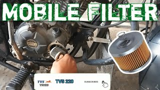 How To Bajaj Discover Mobile Filter CHANGE