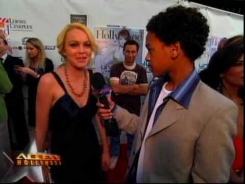 Will Smith's Son Interviews Lindsay Lohan Eva Longoria at the Young Hollywood Awards