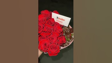 Thumbnail of Roses with chocolate covered 🍓-ies
