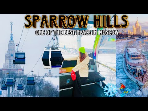 Ep3: Sparrow hills in Moscow || places to visit in Moscow,Russia #russia