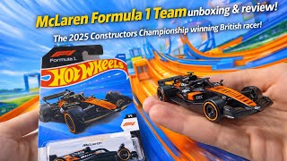 Hot Wheels McLaren Formula 1 Team Unboxing & Review! 🏎️🏁 2025 Constructors Champion F1 Car!